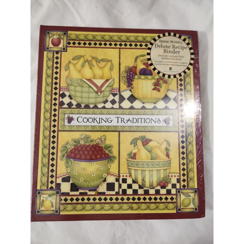 DEBBIE‎ MUMM COOKBOOK Cooking Traditions Kitchen Deluxe Recipe Binder Food 2007